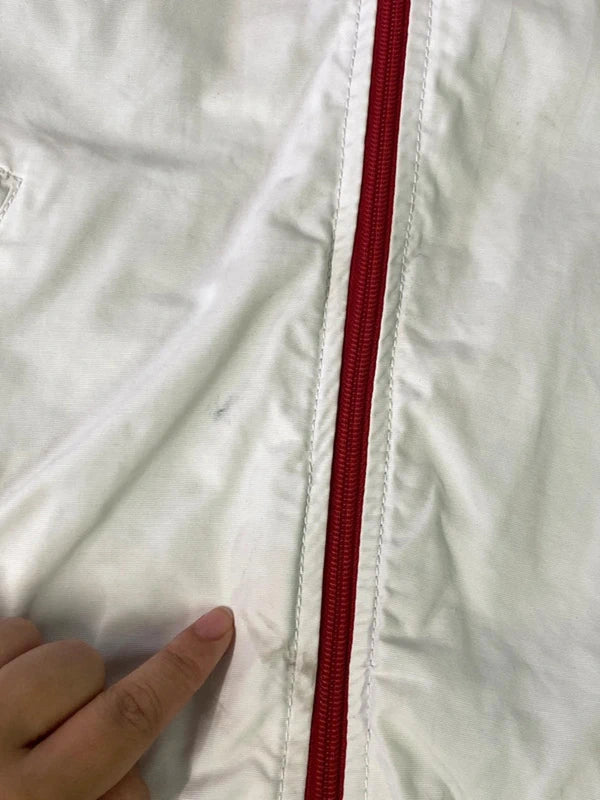 Tommy Hilfiger Retro White Zip-Up Jacket – Size M