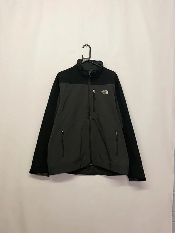 The North Face TKA 100 Fleece Jacket – Black/Grey – Size M