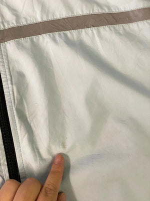 ike Light Blue and White Reflective Running Jacket