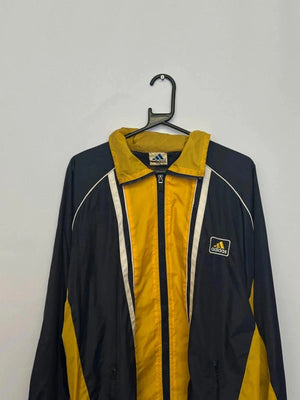 Adidas Yellow & Navy Windbreaker Jacket (Men’s XXXL)