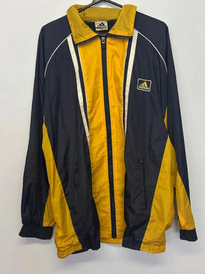 Adidas Yellow & Navy Windbreaker Jacket (Men’s XXXL)