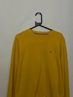 Tommy Hilfiger Mustard Yellow Crewneck Sweatshirt (Men’s M)