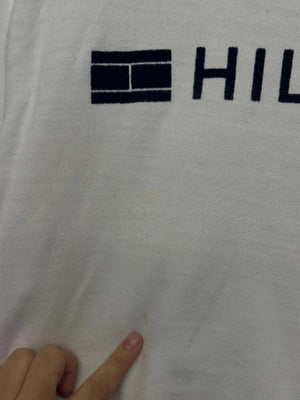 Tommy Hilfiger White Logo Sweatshirt