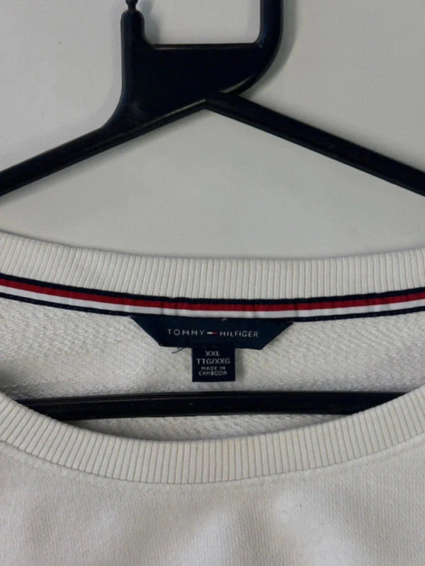 Tommy Hilfiger White Logo Sweatshirt