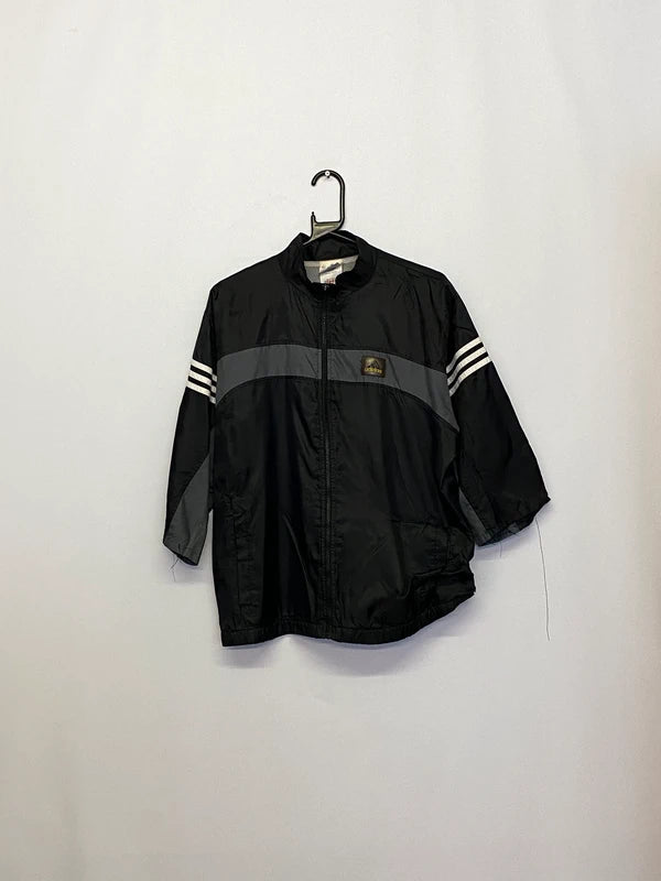 Adidas Vintage Black Windbreaker Jacket