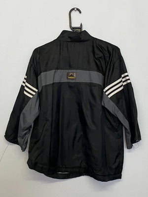 Adidas Vintage Black Windbreaker Jacket