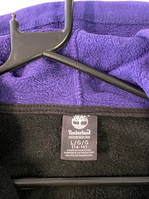 Timberland Colorblock Full-Zip Hoodie – Youth L (14–16Y)