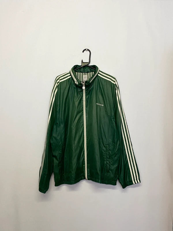 Adidas Originals Green 3-Stripe Track Jacket – Men’s XL
