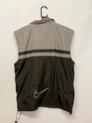 Vintage Nike Two-Tone Zip-Up Sleeveless Windbreaker Vest