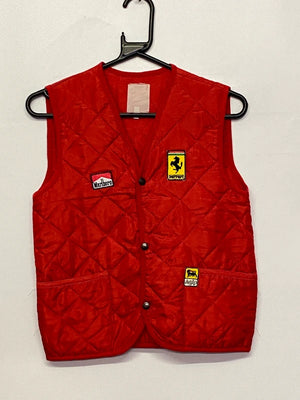 Vintage Ferrari x Marlboro Red Racing Vest – Kids Size 8 Anni