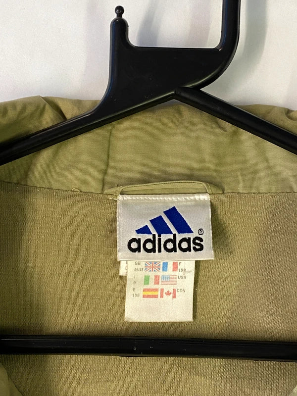 Vintage Adidas Olive Windbreaker Jacket – Size GB 46/48 (L)