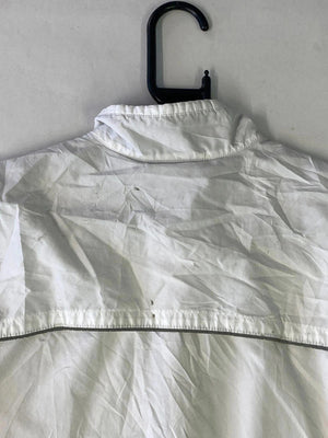 Nike White Half-Zip Windbreaker Jacket – Size M