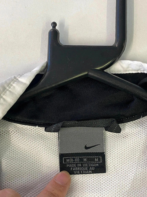 Nike White Half-Zip Windbreaker Jacket – Size M