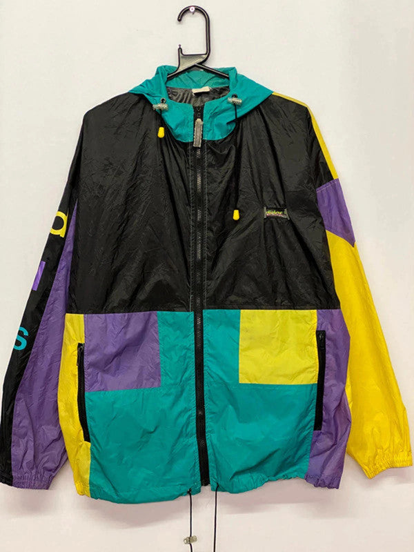 Vintage Adidas Colourblock Windbreaker Jacket – Size M/L (40/42)