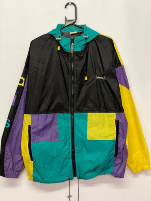 Vintage Adidas Colourblock Windbreaker Jacket – Size M/L (40/42)