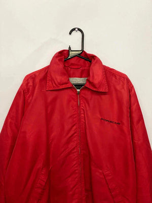 Vintage Porsche Red Nylon Jacket (Men’s M)