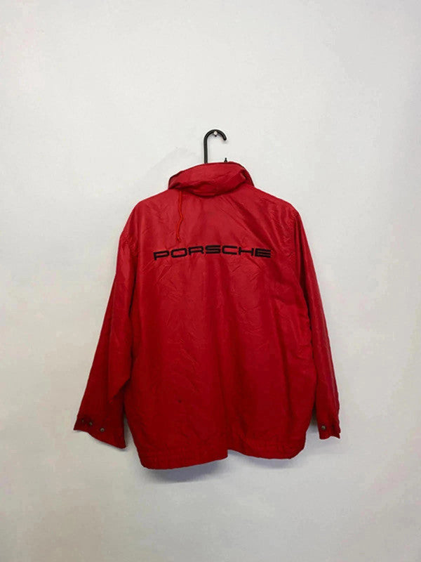 Vintage Porsche Red Nylon Jacket (Men’s M)