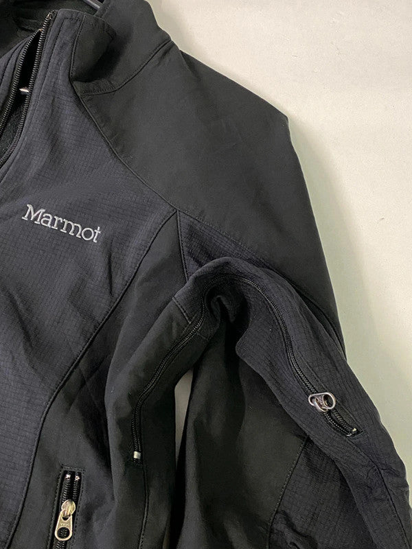 Marmot Women’s Black Softshell Jacket – Size L, Lightweight Outdoor Layer