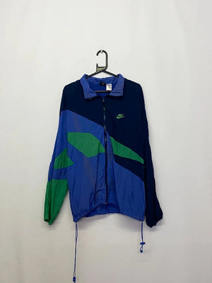 Vintage Nike Colourblock Windbreaker Jacket – Size L – Made in Thailand