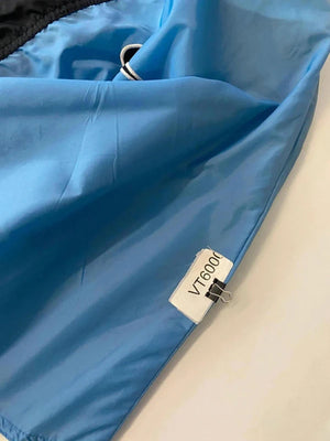Vintage Nike Windbreaker Jacket – Blue/Black/Cream – Men’s XXL – Made in Malaysia