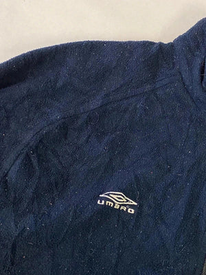 Vintage Umbro England Football Jacket - Navy/Red - Size L