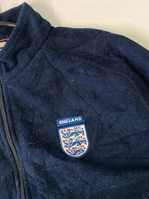 Vintage Umbro England Football Jacket - Navy/Red - Size L