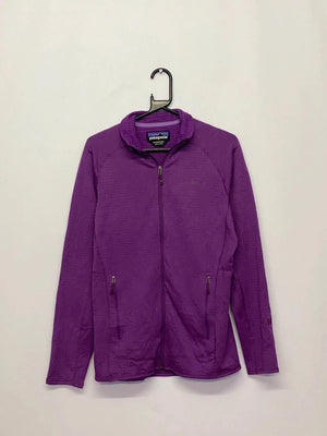 Patagonia Women’s R1 Full-Zip Fleece Jacket – Purple – Size M