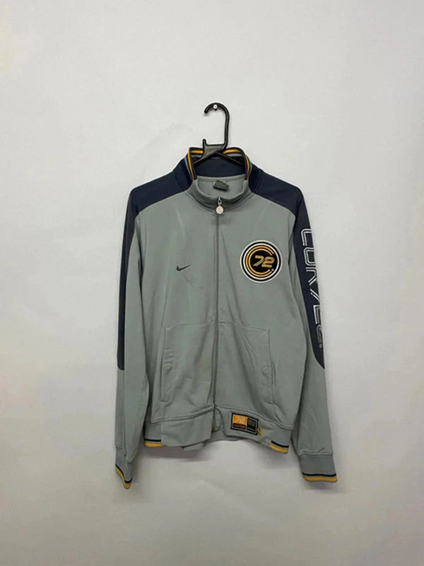 Nike 72 Track Jacket – Grey/Navy – Size L (EU 44/46)