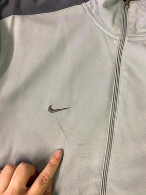 Nike 72 Track Jacket – Grey/Navy – Size L (EU 44/46)