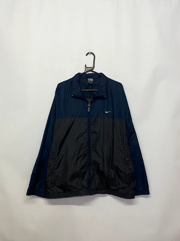 Nike Navy & Black Colourblock Windbreaker Jacket