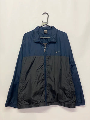 Nike Navy & Black Colourblock Windbreaker Jacket
