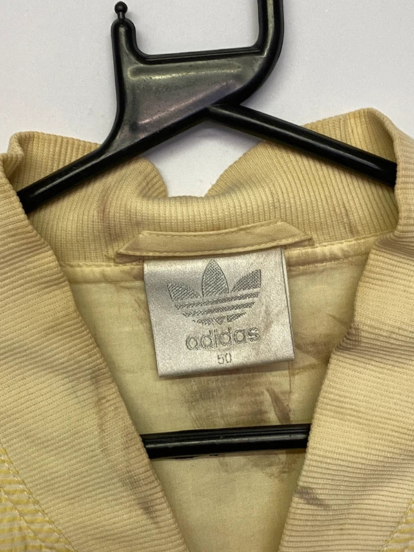 Vintage Adidas Originals Beige Bomber Jacket