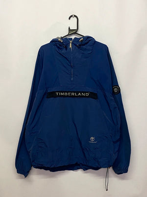Vintage Timberland Weathergear Blue 1/2 Zip Pullover Jacket