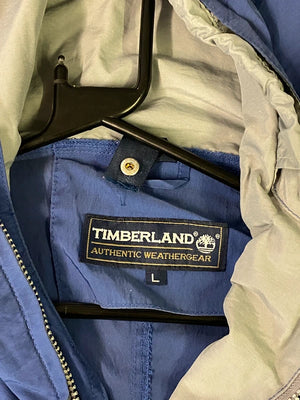 Vintage Timberland Weathergear Blue 1/2 Zip Pullover Jacket