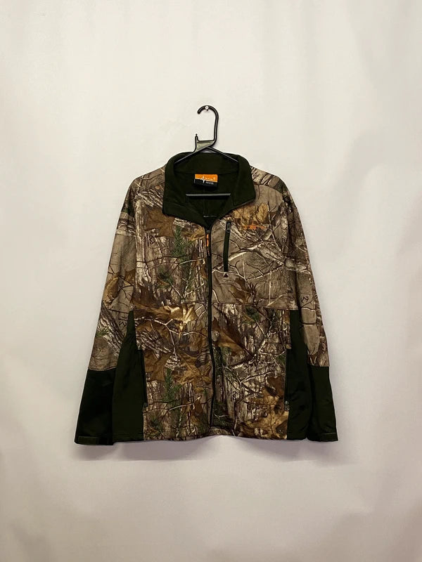 Habit Realtree Camo Fleece-Lined Hunting Jacket (Men’s L)