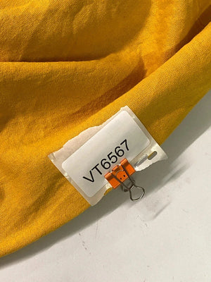 Vintage Champion Hoodie XXL Yellow "Los Maestros" Embroidered Logo