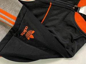 Adidas Originals Black & Orange Trefoil Jacket