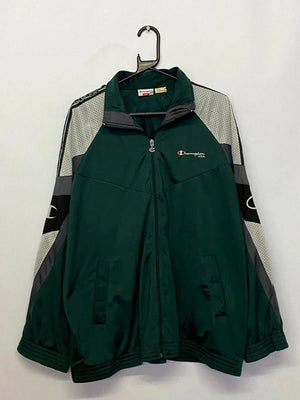 Vintage Champion Green Track Jacket - Size L