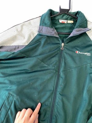 Vintage Champion Green Track Jacket - Size L