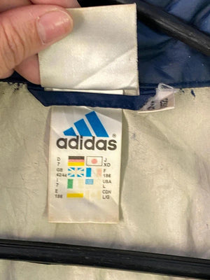 Vintage Adidas Navy Windbreaker Jacket - Size L