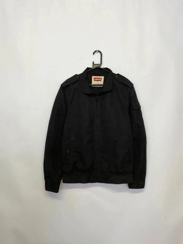 Levi’s Black Military Style Jacket - Size L