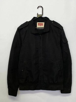 Levi’s Black Military Style Jacket - Size L