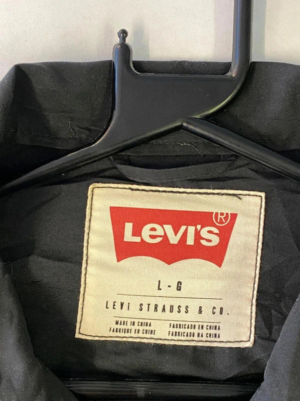 Levi’s Black Military Style Jacket - Size L