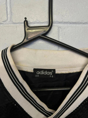 Adidas Originals Mesh Football Jersey Shirt Black White Blue D8