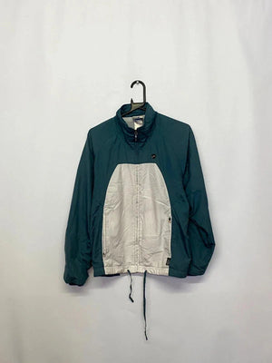 Vintage Adidas Teal & White Lightweight Windbreaker Jacket