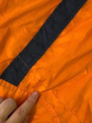 🧥 Vintage Nike Orange & Black Full-Zip Windbreaker Jacket
