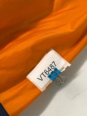 🧥 Vintage Nike Orange & Black Full-Zip Windbreaker Jacket