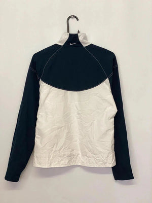 🧥 Nike White & Navy Full-Zip Track Jacket (Size M)