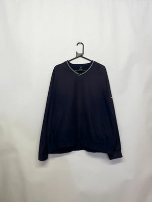 Nike Golf Navy V-Neck Windbreaker Pullover