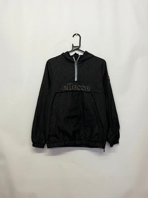 Ellesse Black 1/4 Zip Windbreaker Jacket
